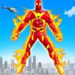 Flying Fire Hero Robot Game MOD APK v2.2.9  (Unlimited Money)