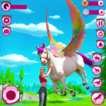 My Flying Unicorn Horse Game MOD APK v1.44 Unlimited Money