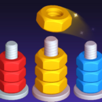 Nut Sort-Color Puzzle Game MOD APK v1.3.6 Unlimited Money