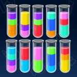 SortPuz 3D Water Color Sort MOD APK v3.981 Unlimited Money