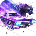 Cars Transport Coloring Games MOD APK v1.0.47 Unlimited Money