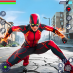 Cyber Rope Hero in Spider Game MOD APK v1.2.1 Unlimited Money