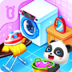 Baby Panda Happy Clean MOD APK 9.88.00.00 (Unlimited Money)