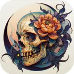 Dark Skeleton Color by number MOD APK v1.0.34 Unlimited Money