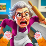 Gran Vs Cat Bad Cat Simulator MOD APK v1.0.10 Unlimited Money