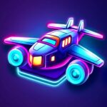 Merge Planes Neon Game Idle MOD APK v1.0.34 Unlimited Money