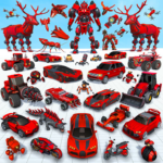 Deer Robot Car Game MOD APK 1.0.33 (Unlimited Money)