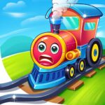 Truck wash train builder game MOD APK v18.0 Unlimited Money