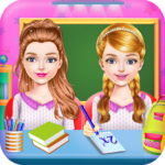 Twins Sisters Girls School Day MOD APK v1.0.27 Unlimited Money
