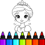 Princess Coloring Pages Book MOD APK v1.1.18 Unlimited Money