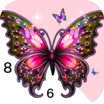 Rose Butterfly Color by Number MOD APK v1.0.1 Unlimited Money