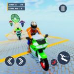 Superhero Tricky Bike Race MOD APK v1.0.52 (Unlimited Money)