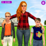 Virtual Family Mom Babysitting MOD APK v1.4 (Unlimited Money)